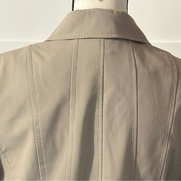 Ann Taylor Blazer Jacket Size 4 Button Front Career Tan - Picture 2 of 4